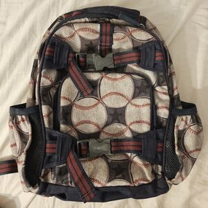Pottery‎ Barn Kids 15" Baseball Backpack Kids
